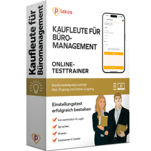 Einstellungstest Kauffrau für Büromanagement 2025 Online Testtrainer