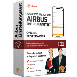 Vorbereitung Airbus Einstellungstest 2025 Online Testtrainer