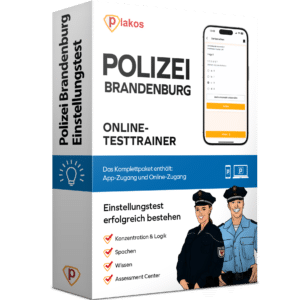 Polizei Brandenburg Einstellungstest 2025 Online Testtrainer