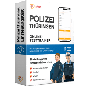 Polizei Thüringen Einstellungstest 2025 Online Testtrainer