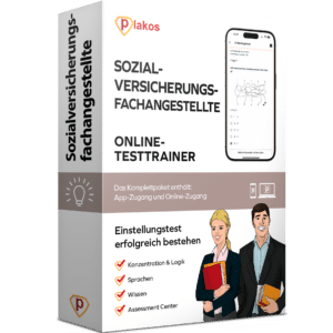 Sozialversicherungsfachangestellte Einstellungstest 2025 Online Testtrainer
