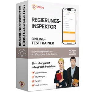 Regierungsinspektor Einstellungstest 2025 Online Testtrainer