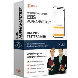 Vorbereitung für den EBS Aufnahmetest 2025 Online Testtrainer