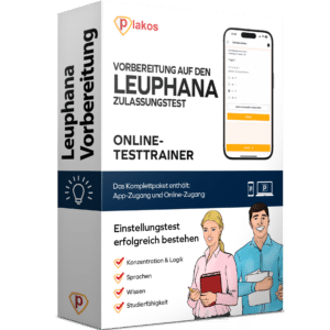 Vorbereitung für den Leuphana Zulassungstest 2025 Online Testtrainer