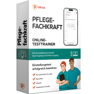 Einstellungstest Pflegefachfrau / Pflegefachmann 2025 Online Testtrainer