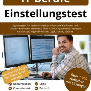 IT-Berufe Einstellungstest Buch - ISBN: 978-3-948144-79-1