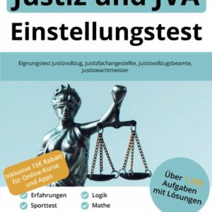 Justiz JVA Einstellungstest Buch