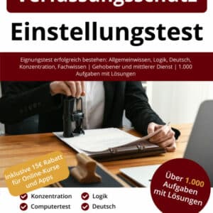 Verfassungsschutz Einstellungstest Buch - ISBN: 978-3-948144-89-0