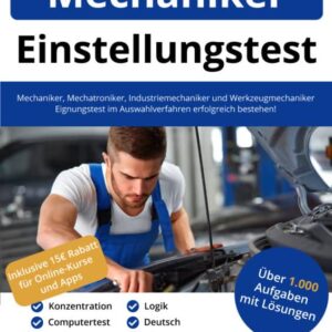 Mechaniker Einstellungstest Buch - ISBN: 978-3-948144-93-7