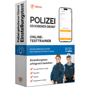 Polizei Gehobener Dienst / Duales Studium Einstellungstest 2025 Online Testtrainer