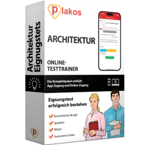 Eignungstest / Eignungsprüfung Architektur 2025 Vorbereitungspaket