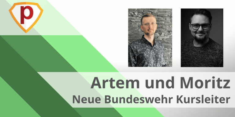 Kursleiter Bundeswehr Artem (Soldatenwissen) und Moritz