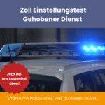 Zoll Einstellungstest Gehobener Dienst