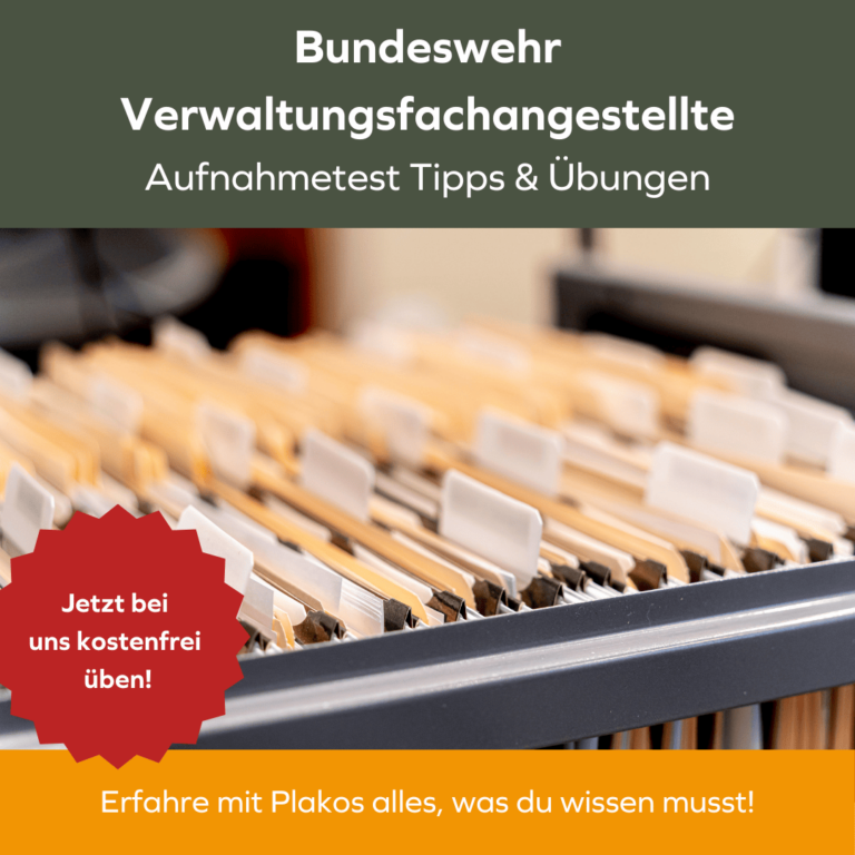 Bundeswehr Verwaltungsfachangestellte Einstellungstest