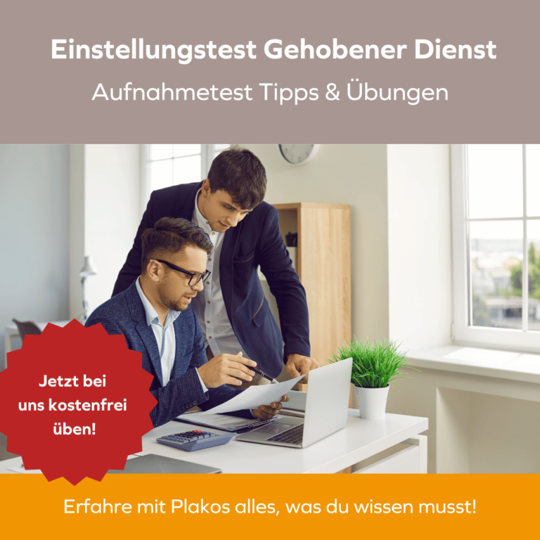 Einstellungstest Gehobener Dienst