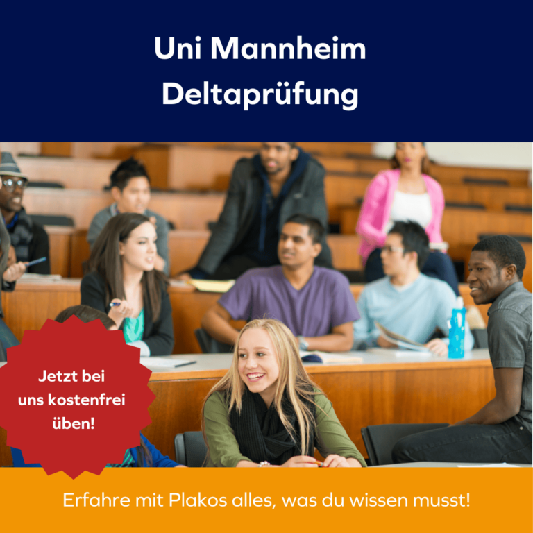 Uni Mannheim Deltaprüfung